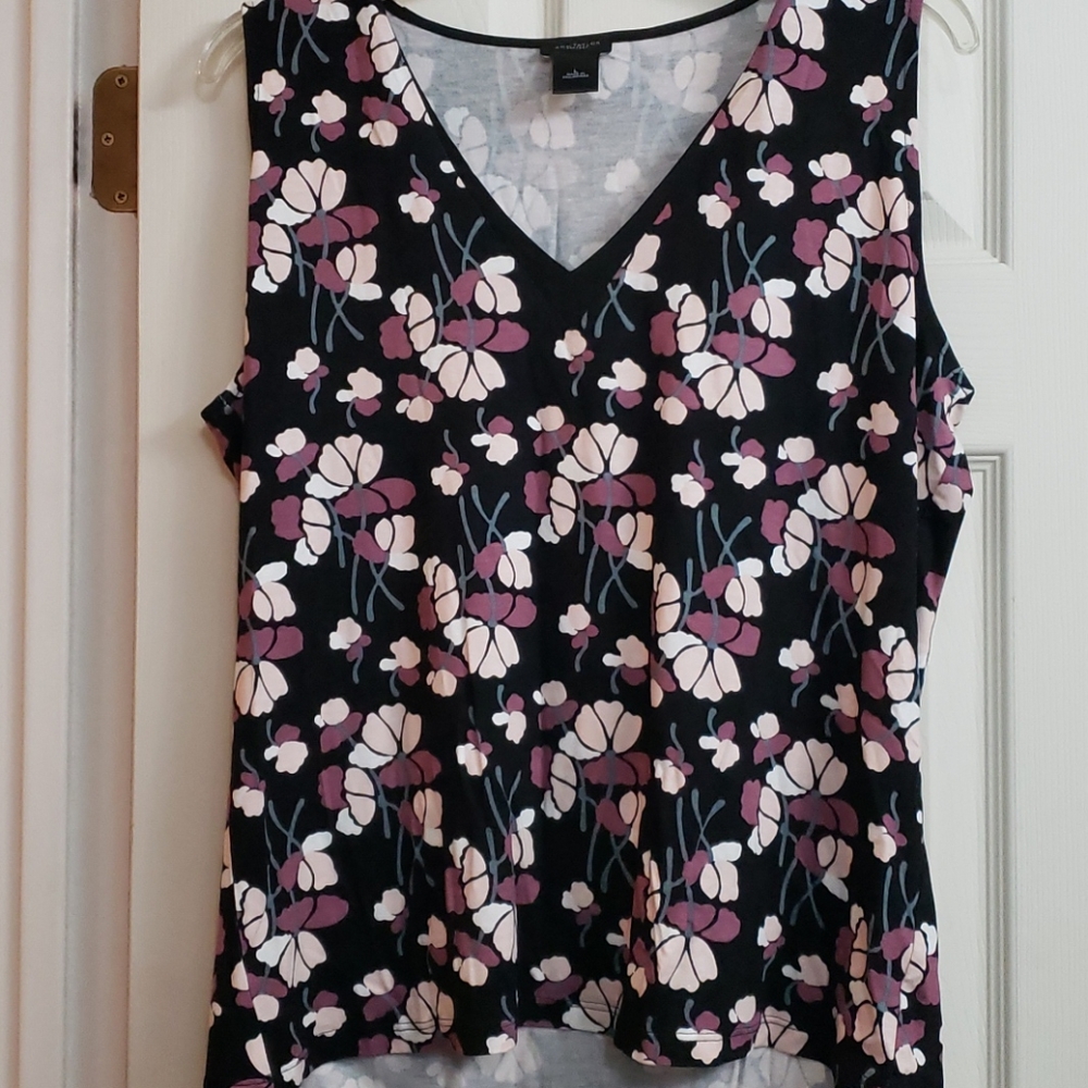 Ann Taylor Large Sleeveless Blouse